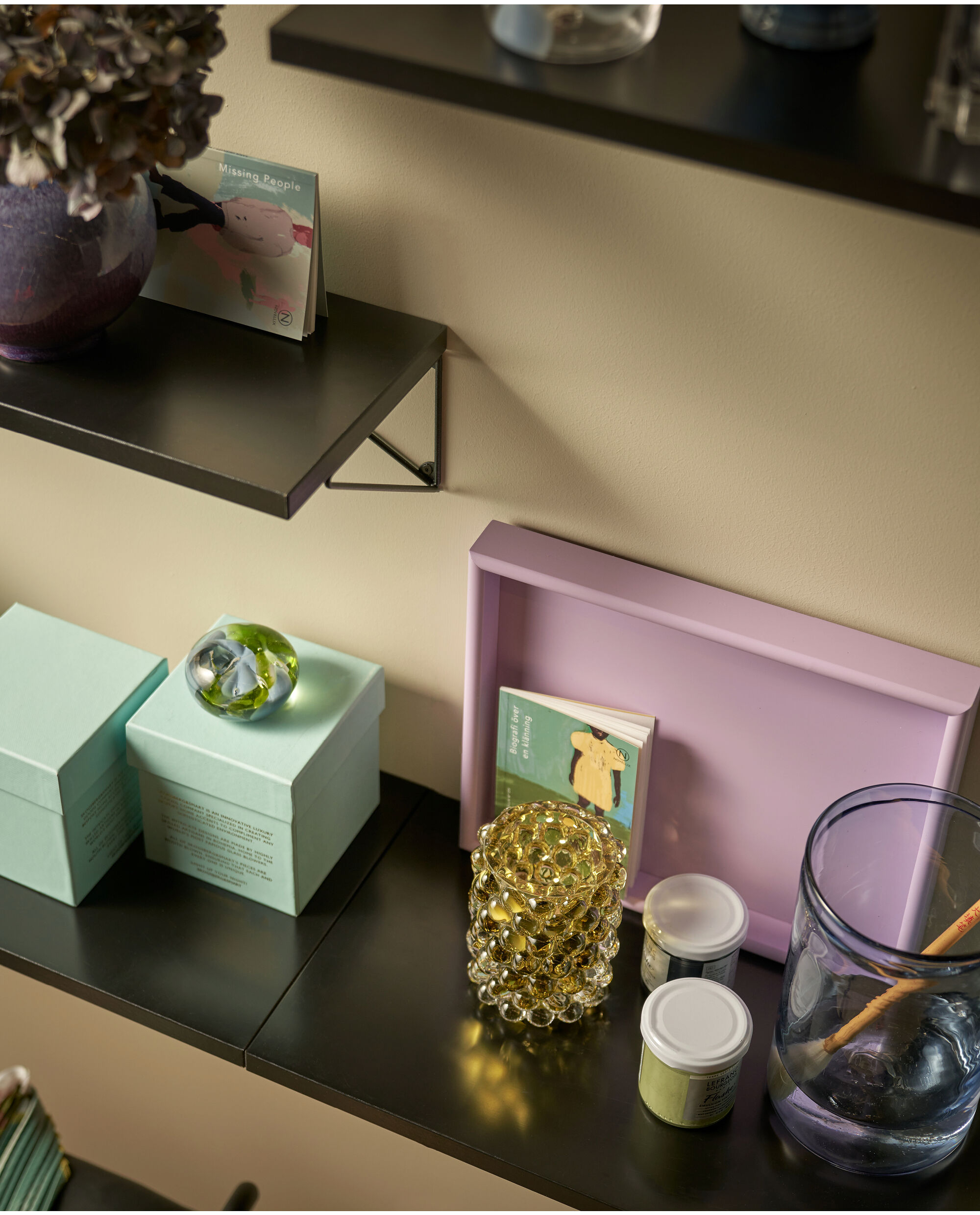 Maze Pythagoras Hylde Stor – Sort L80×B27 cm - Billede 4