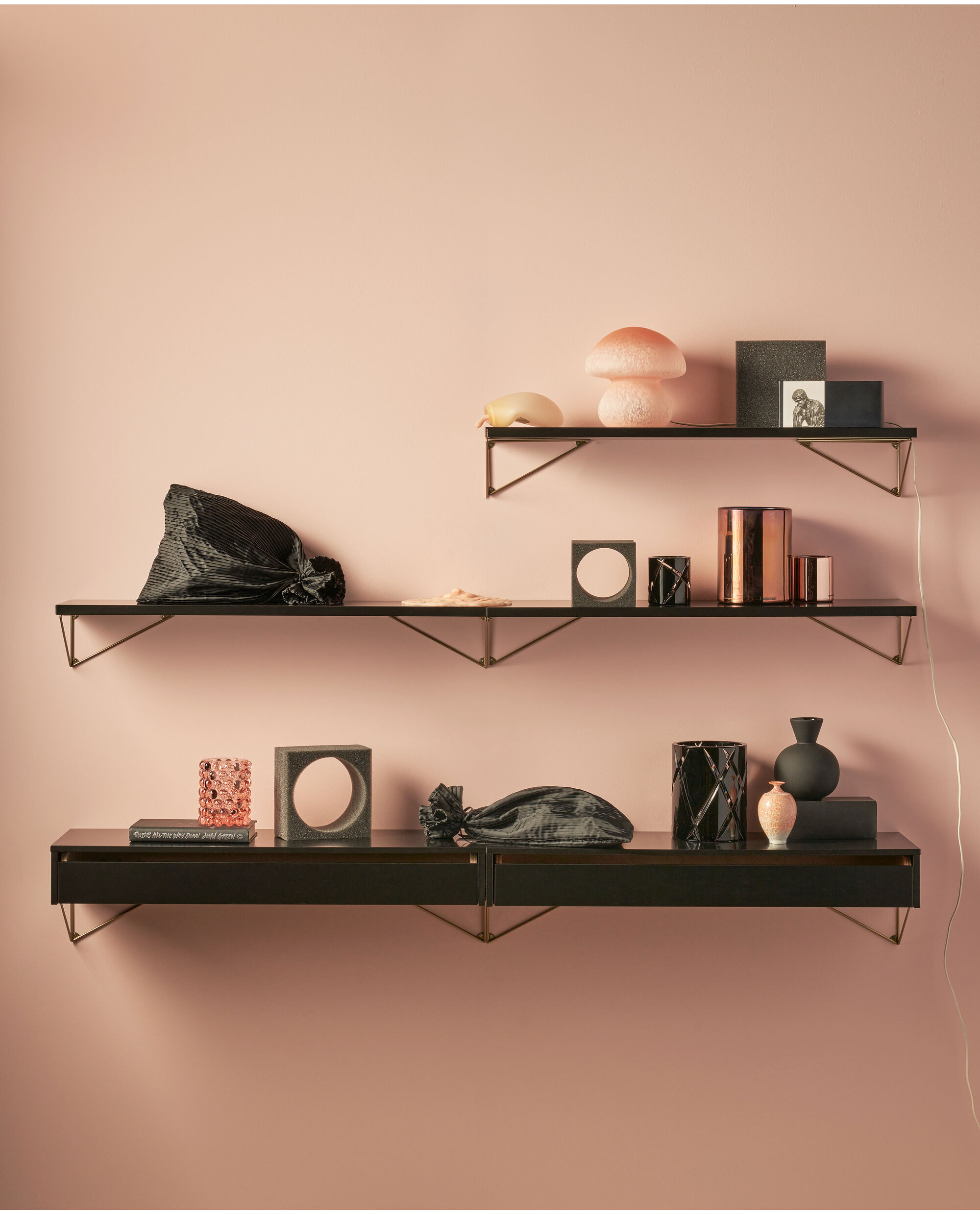 Maze Pythagoras Hylde – Sort (80 × 20 cm)