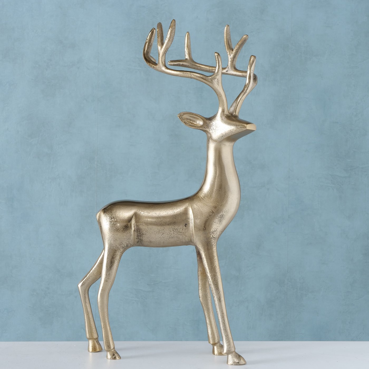 Guldrensdyr i Metal – Elegant Dekorationsfigur 52 cm - Image 2