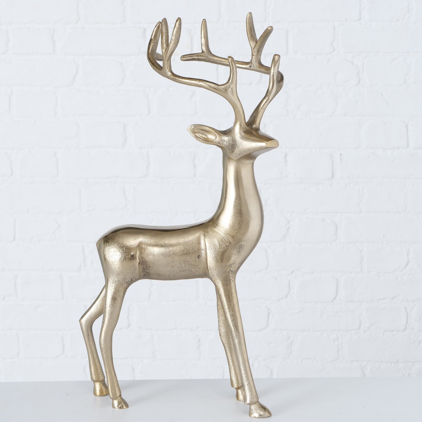 Guldrensdyr i Metal – Elegant Dekorationsfigur 52 cm - Image 5