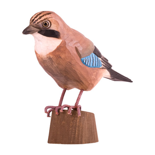 Wildlife Garden DecoBird Skovskade – Håndskåret Træfugl Ca. 15 cm - Image 2