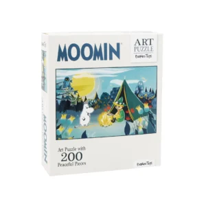 Mumin 200 brikkers puslespil kunst blå