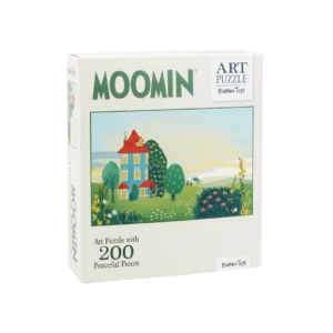 Mumin 200 brikkers puslespil kunst grøn