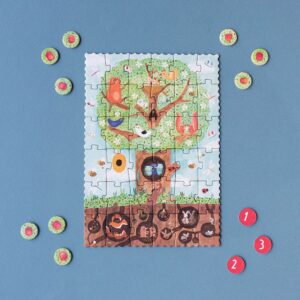 Londji æbletræ tiny puslespil – 36 brikker