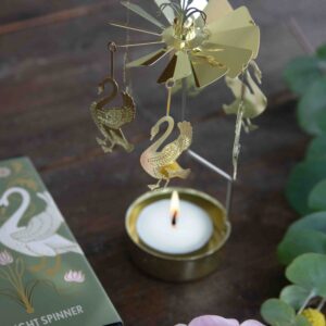 Englespil svaner guld 16 cm