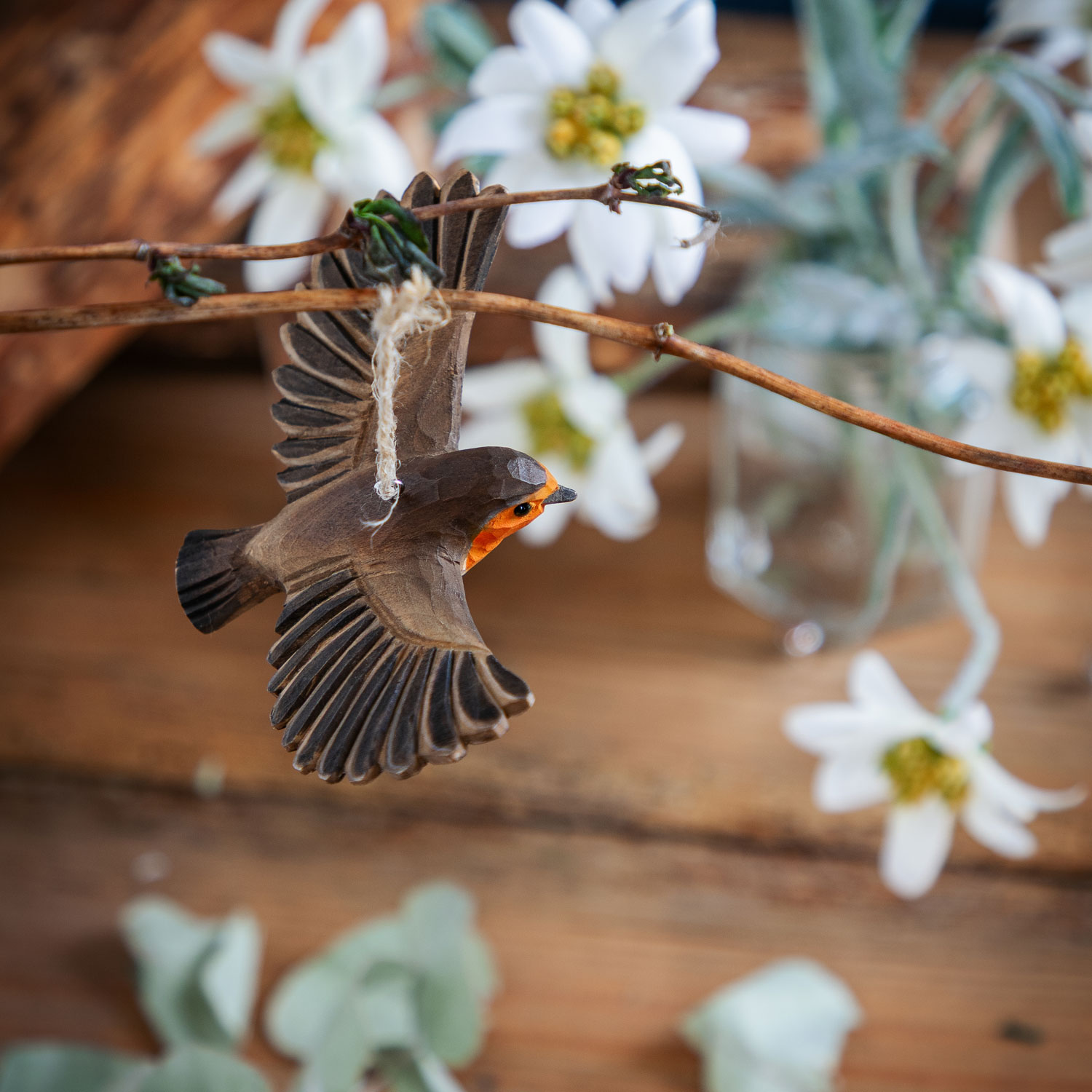 Flyvende rødhals træ ophæng fra Wildlife Garden